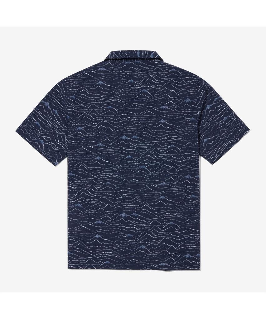 Noseupeiseu Nh8Sq14B Men'S Sunset Cruise Short Sleeve Shirt Midnight_Navy