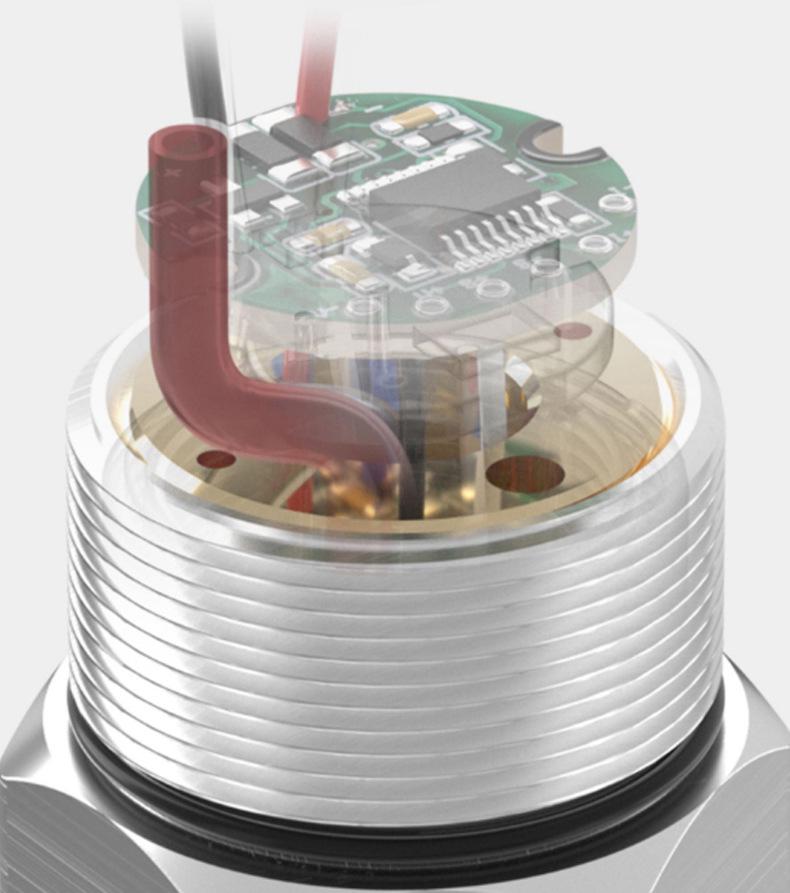 Explosion-Proof Silicon Pressure Sensor with Digital Display, 4-20mA: Ideal for Water, Hydraulic Oil, and Air Pressure Monitoring