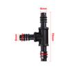 5Pcs 3/8" 1/4" Hose Barb Connector Irrigation Fitting Drip Irrigation Barb Coupling 8/11mm 4/7mm Tubing Joint Water Tank Adapter