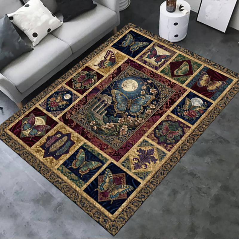 

2025 New Butterfly Decoration Carpet Rug for Living Room Bedroom Home Sofa Decoration,Kids play Non-slip Floor Mat22 40x60cm( 15x23in )