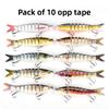 Set of Multi-section Luya Bait 8-section Fish Freshwater Sea Fishing Bait Hard Bait Luya Bait Is Sold Far Away 13.5cm