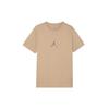Brand Soft Comfortable Cotton Short Sleeve T-Shirt Men Tops Tan FD7030-200