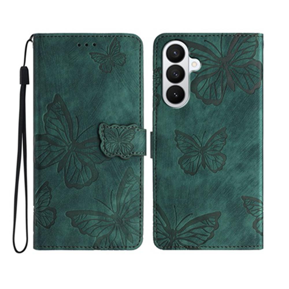 

For Samsung Galaxy A37 5G Case Butterfly Design Flip Wallet Leather Phone Cover Skin-Touch