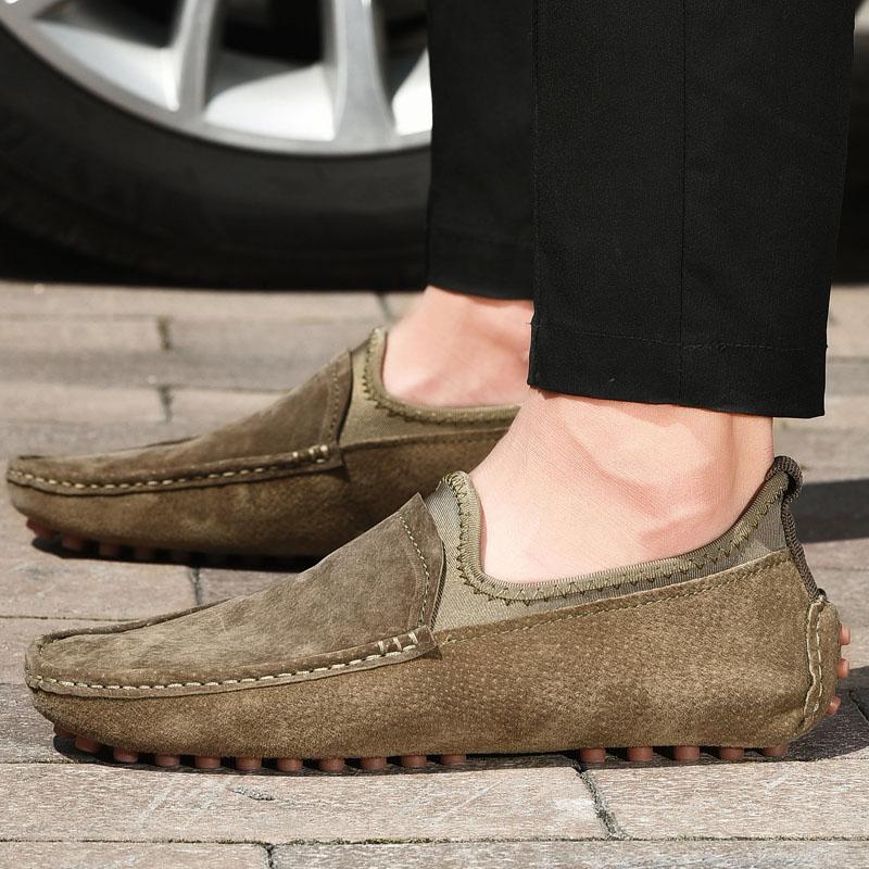 2025 Autumn Fashion Mens Shoes Trendy versatile softsoled footwear Casual comfortable loafers male breathable new flat Zapatos