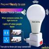 Enhanced LED Infrared Motion Sensor Bulb with Sound and Light Control