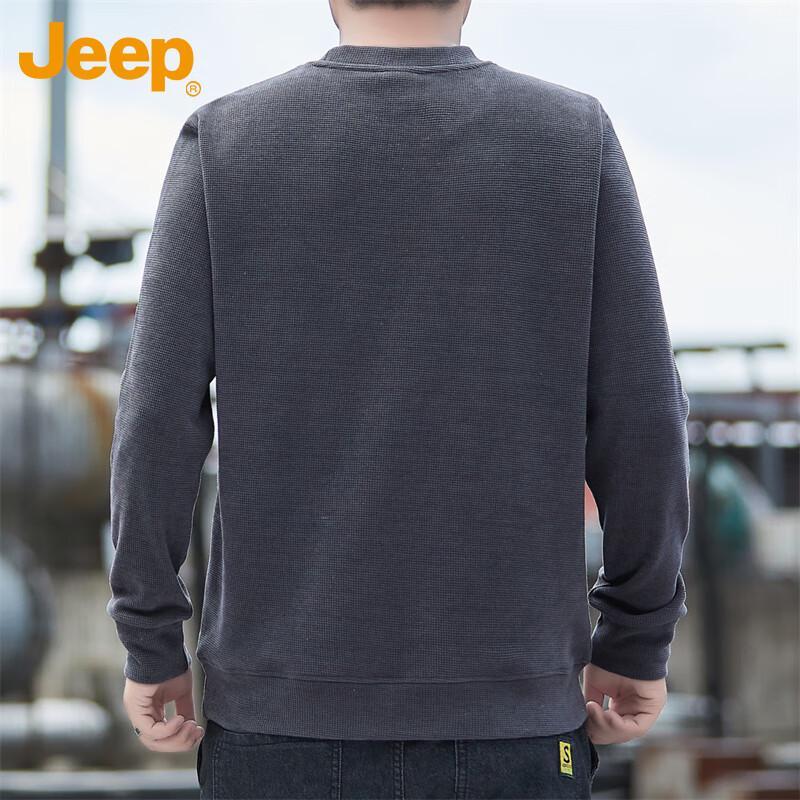 Jeep Men's Crew Neck Casual Sweatshirt