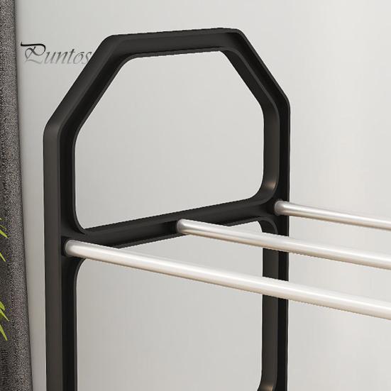 4-Tier Shoe Rack Versatile Storage Organizer Large Capacity Sturdy Construction Simple Installation Entryway Bedroom Shoe Shelf