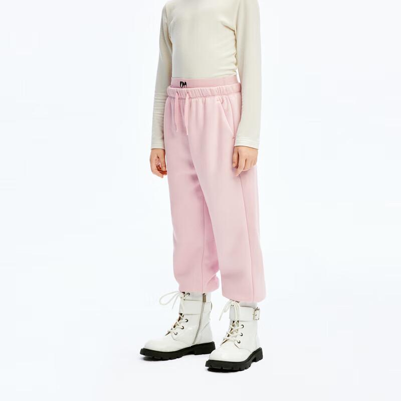 little MO&Co. Kids  Unisex Fleece-Lined Jogger Sweatpants 140