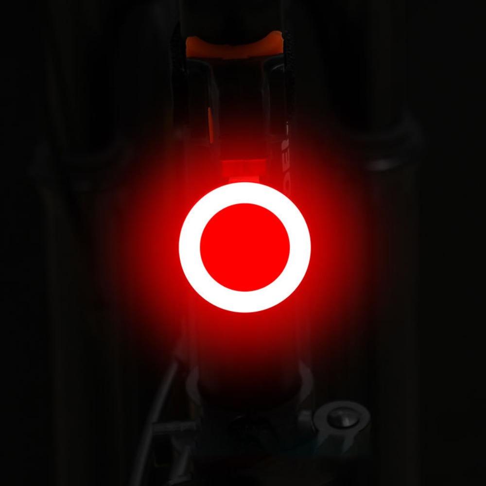 

Светодиодные сигнальные огни для велосипеда, USB-зарядка, задний фонарь, водонепроницаемый, задний фонарь для ночной езды Circle