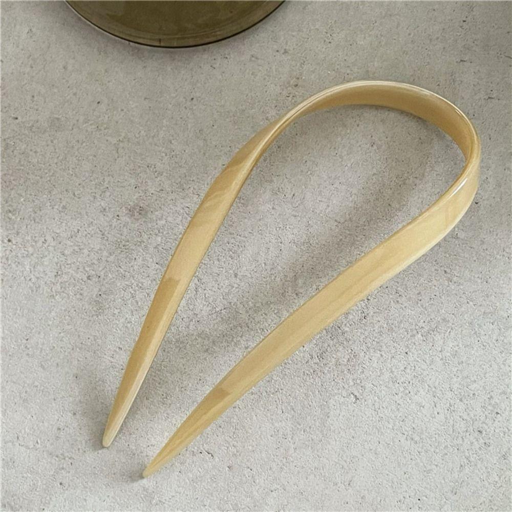 Korejské acetátové vlasy Vidlička do vlasů Tyč do vlasů Jednoduchý design Sponky do vlasů Ženy Dívčí Držák na culík Starověké vlasové doplňky