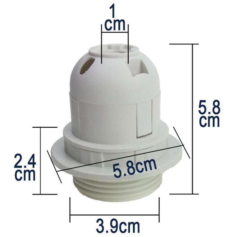 

1 шт. E27 лампочка держатель лампы цоколь преобразователя абажур электрический разветвитель винт для дома светодиодные лампы освещения 1 piece белый