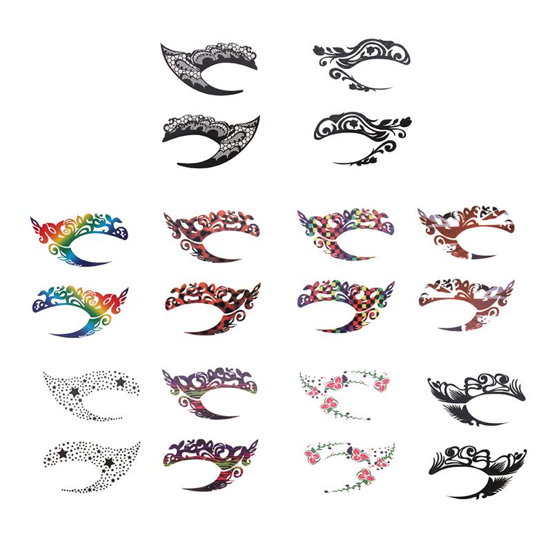 Cadılar Bayramı Makyaj Göz Geçici Dövme Yüz Yüz Transferi Etiket Güzellik Kaynağı