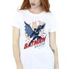 DC Comics Womens/Ladies Batman Into Action Cotton Boyfriend T-Shirt