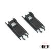 ESR10 2 Pieces Sunroof Sliding Rail Lift Lever Hinge Bracket Clips for BMW E36 E38 E46 E39 X5 E53 54128202295 54128202296