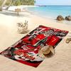 Asciugamano da Spiaggia Personalizzato Stampato Cristiano Ronaldo Logo Calcio Supporto Nome Personalizzato Testo Asciugamano Assorbente Per Sport Viaggio Regalo Speciale