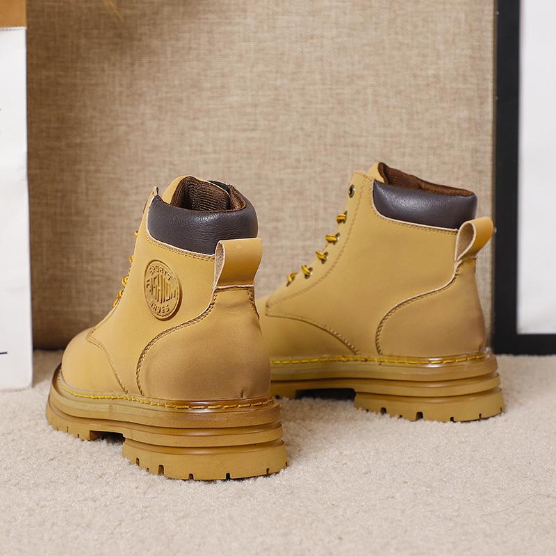 Men's and Women's Short Boots Ankle Boots Retro Tooling Boots Casual Shoes