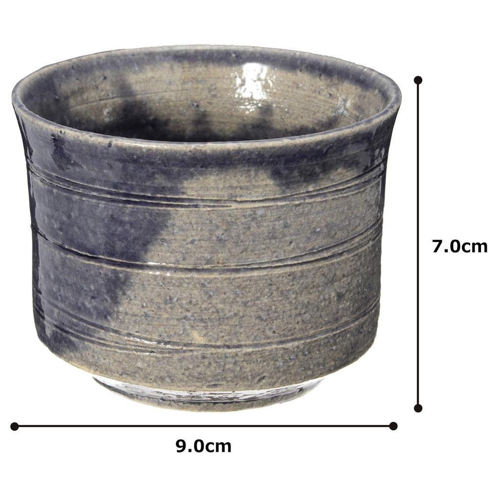 Shigaraki ware Hechomon Specially selected cup Shiun (wooden box) 3-1164