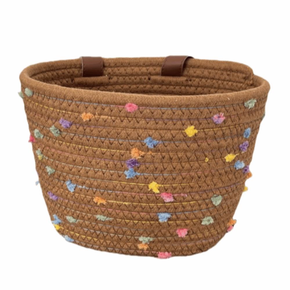 Großvolumiger Lenker-Frontkorb Abnehmbares Design Fahrrad-Tragetasche Fahrradkorb Jungen Mädchen