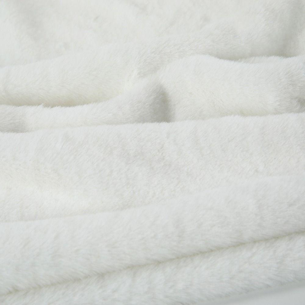 New 50x50cm Rabbit Fur Fabric Encrypted Thickened Faux Rabbit Fur Polyester Fabric Decorative Padding