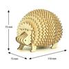 Hedgehog Memo Stand A 3D wooden puzzle DIY craft kit for kids and adults alike educational toy for boys and girls a great 3D art piece and a great