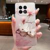 Luxury Butterfly Flower Case For Vivo iQOO Neo 10 / Neo10 ( Snapdragon 8s Gen 4 Version ) Clear TPU Silicone Cover Fundas Coque