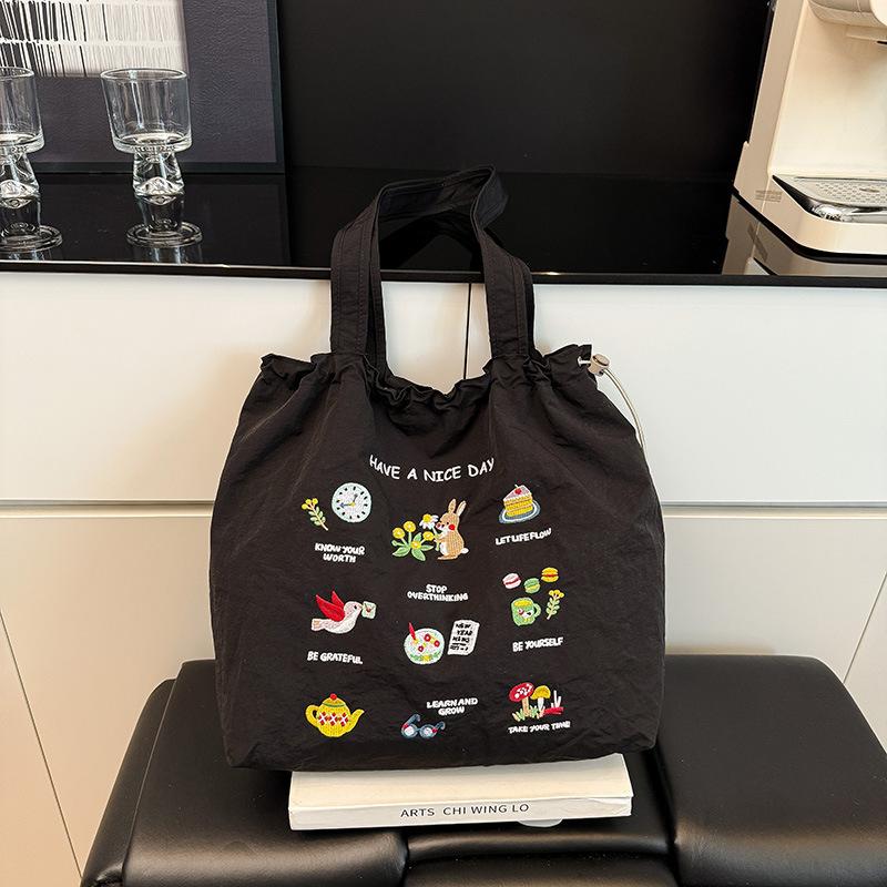 Cloth bag fashionable large capacity portable tote bag new trendy large bag casual shoulder women's bag