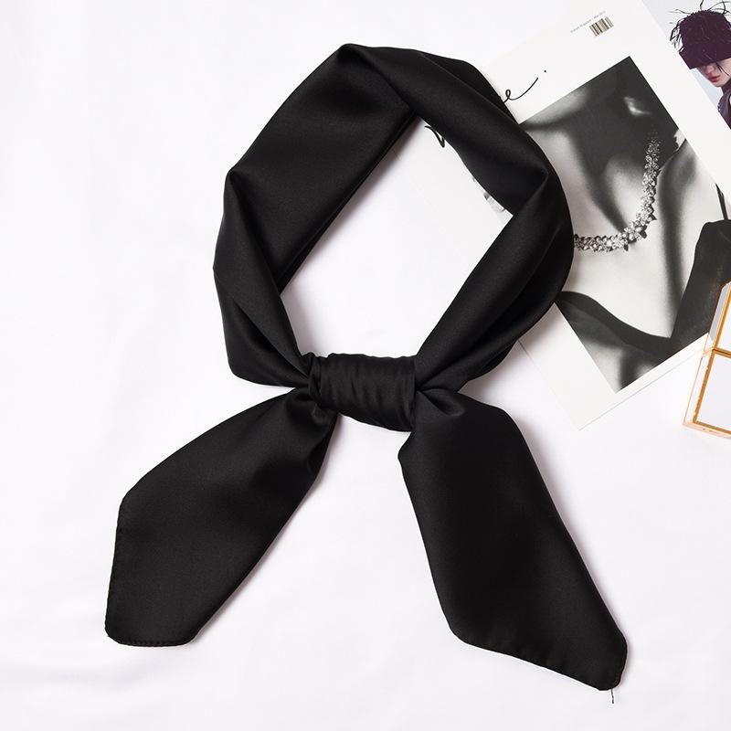 Fashion 70*70Cm Square Silk Scarf For Women Ladies Satin Neck Hair Tie Bandana Female Foulard Beach Stoles Hijab Scarves Pareo