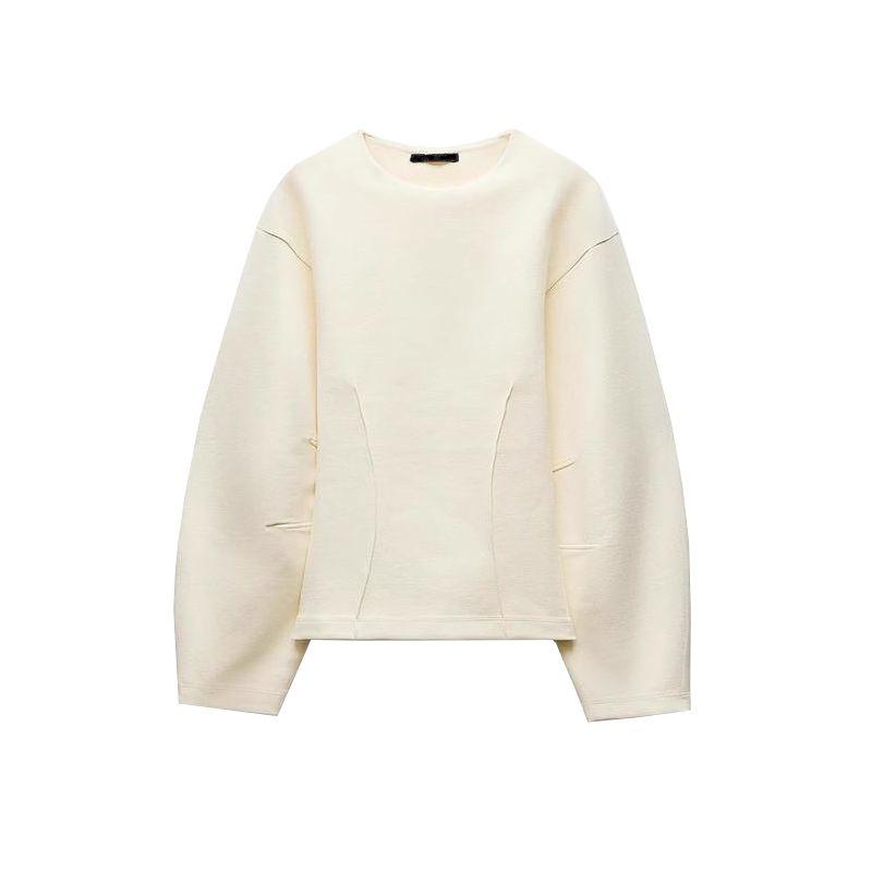 Double-sided Cloth Comfortable Stretch Casual Trousers 3641860 Double-sided Cloth Slim Fit Round Neck Hoodie 3641859