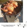 Adjustable Cooking Rack with Silicone Feet Slow Cooker Rack Stainless Steel Texture Suitable for 8.5 Quart Slow Cooker