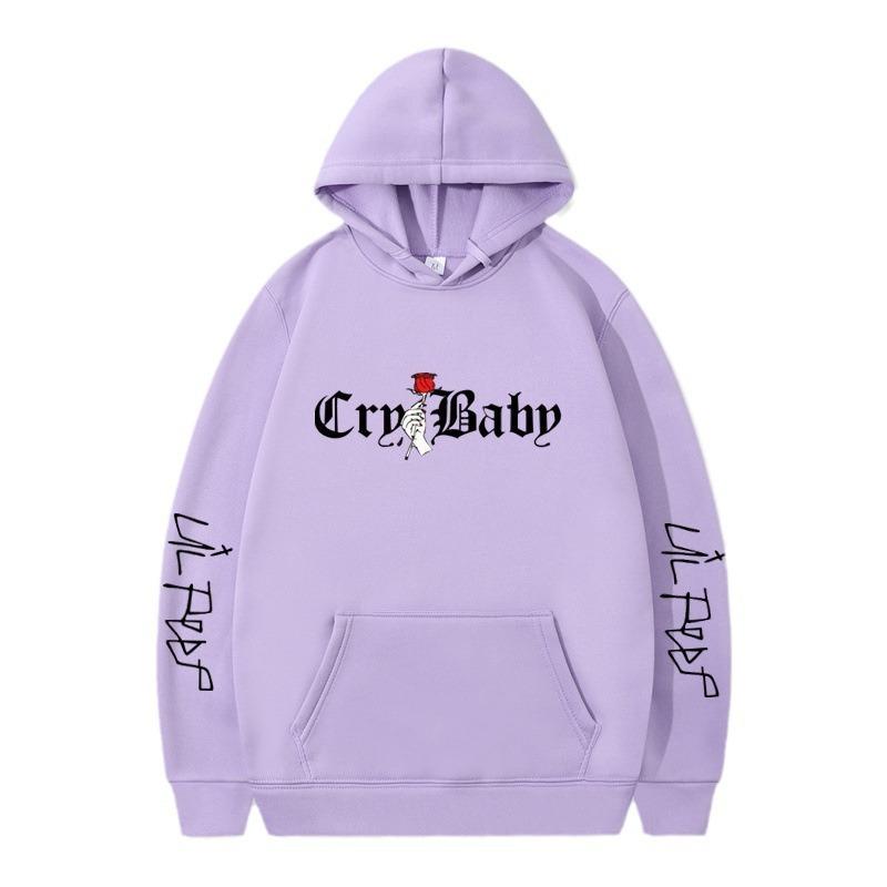 New product, American rap singer lil peep shirt men's and women's fleece hooded sweater