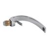 G1/2 Curve Design Faucet Basin Hot Cold Water Mixer Tap Single Handle Sink Faucet with Hose
