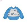 6-24 Months Cartoon Babys Bibs Kid's Waterproof Eva Apron Girls Boys Feeding Burp Cloths with Long Sleeves Newborns Saliva Towel