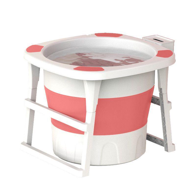 

Round Folding Plastic Bathtub for Adults & Children – Home Use Soaking Tub & Swimming Pool