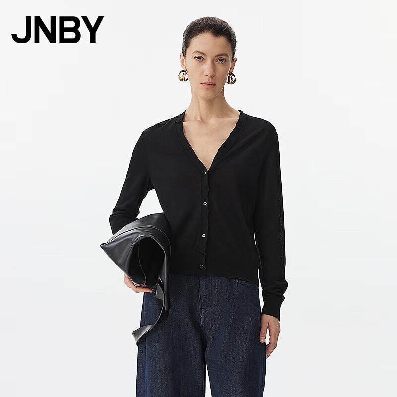 JNBY 2025 Spring V-Neck Slim-Fit Cardigan