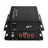 Yeren 4-Channel Unidirectional RCA Audio Fiber Optic Extender