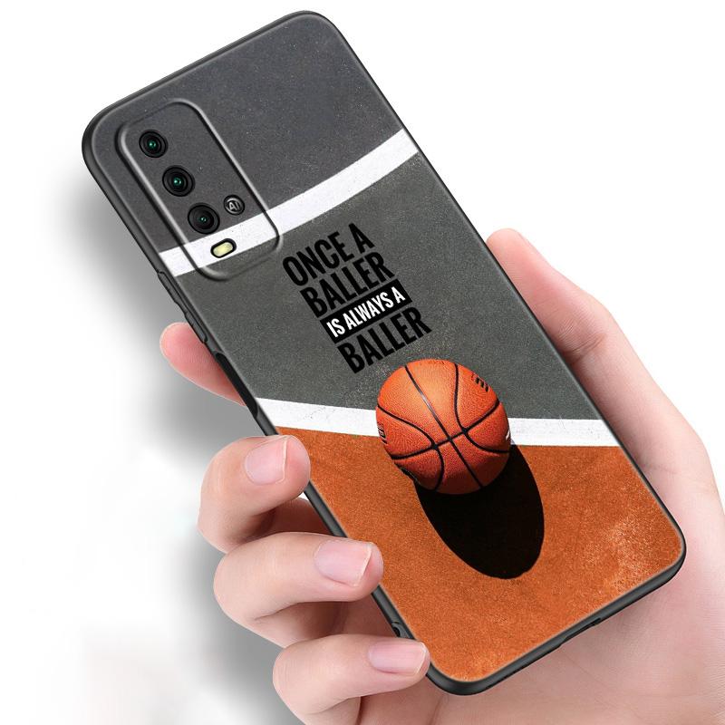 

Силиконовый чехол для телефона с баскетбольной корзиной для Xiaomi Redmi Note 11 10 9 8 Pro 11T 10T 10S 9S 8T 9 9A 9C 9T, черный мягкий чехол Redmi Note 11 Pro