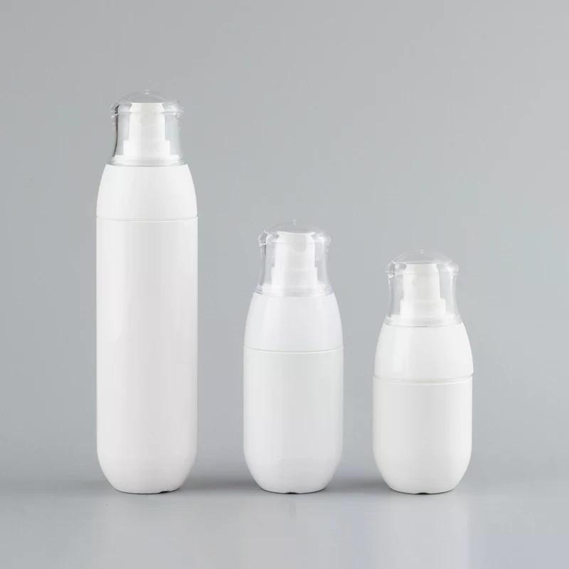 Flacone con Pompa in Plastica da 30/50/100ml per Crema Shampoo, Flaconi Portatili Ricaricabili per Lozione, Contenitore Spray, Strumenti da Viaggio per Oli Essenziali