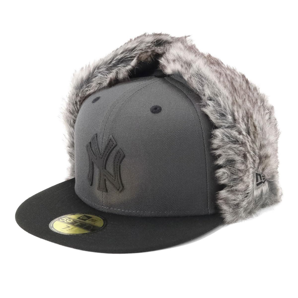 

NEW ERA 59FIFTY Уши Собаки NY Yankees Эксклюзив ONSPOTZ Графитовый/Черный 7 1/2 (59,6 см)
