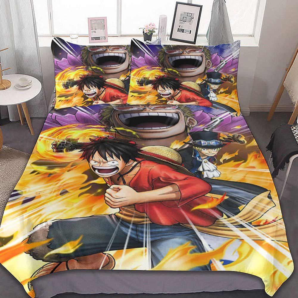 Animation Soft And Comfortable Bedding Three-Piece Quilt Cover