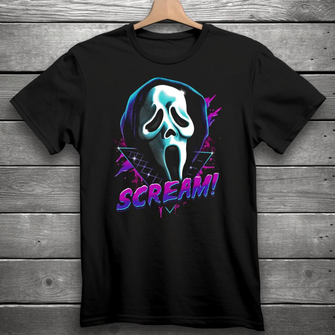 Horror T-Shirt Black S-3XL Scream L