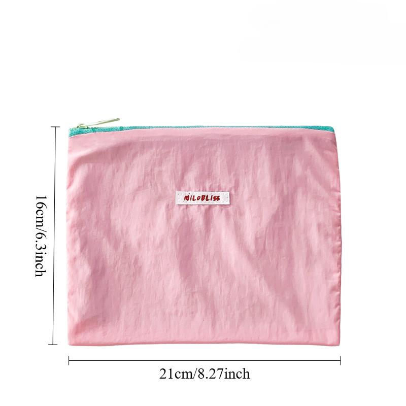 Multi-Use Storage Bag with Zipper Closure, Cosmetic Organizer, Suitable for Lipstick,Brushes,Skincare Products,Jewelry Organizer
