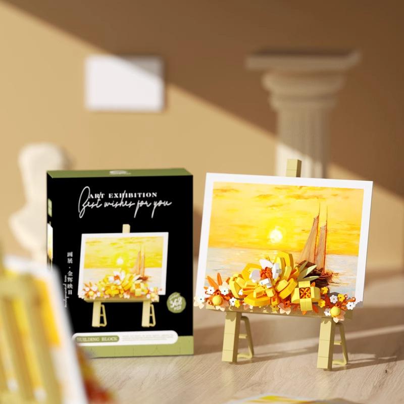 

Креативные строительные блоки, Домик на дереве «Цветущая сакура», Вечные строительные блоки, Букеты гвоздик с пылезащитными крышками, Детские развивающие игрушки для сборки