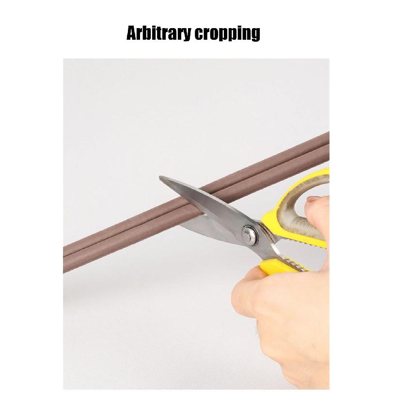 10m Weather Stripping Door Seal Strip Self-adhesive Draft Stopper Tape Window Insulation Noise Rubber Sealing Strip