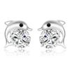 Weihua Dolphin Silver-Plated Earrings - Korean Fashion Temperament for Women