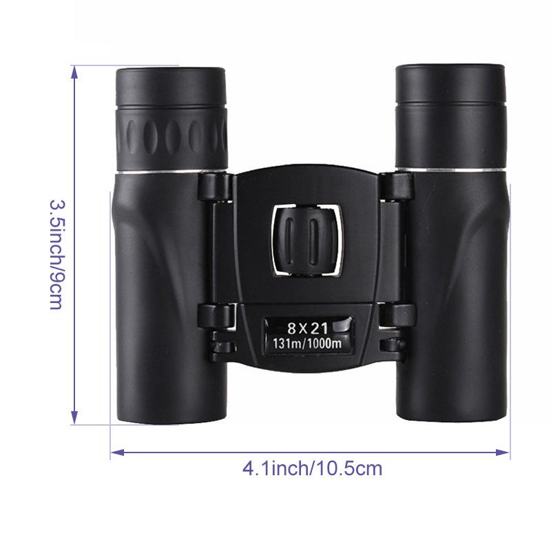8X21 Portable HD Low-Light Night Vision Binoculars for Women - Perfect for Outdoor Use and Watching Performances