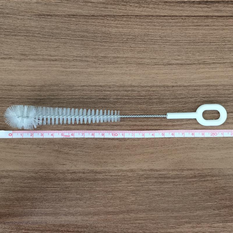 Stainless Steel Cleaning Brush for Straws, Bottles, and Cups with Spiral Bristles