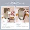 Automatic Cosmetic Cotton Box Press Type Cotton Pad Dispenser Makeup Organizer Dustproof Makeup Cotton Storage Box Home Gadgets