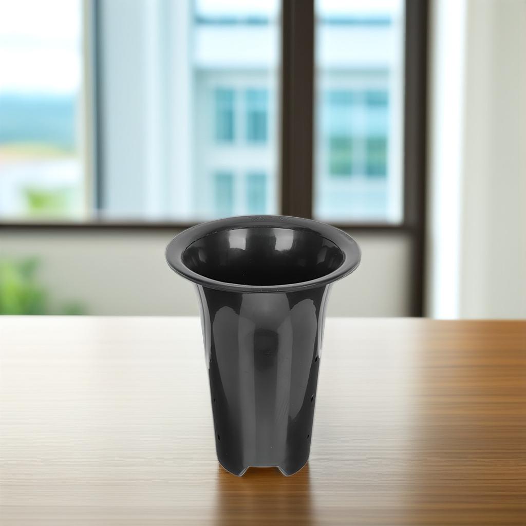 10 Stück Professionelle Orchideentöpfe Kunststoff Atmungsaktiv Blumen-Anzuchttöpfe Wurzelkontroll-Pflanzgefäße Innenbereich Haushalt Blume