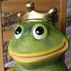 Frog King Frog Goods Ornament Frog Miscellaneous Goods Made In Portugal Terracotta Ornament (36cm) Pto-2308g