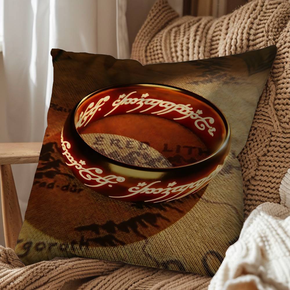 Ancient movie Lord of the Rings Pillow Case Pillow Case Living Room Sofa Cushion Cover Suitable For Home Bedroom Room Decoration